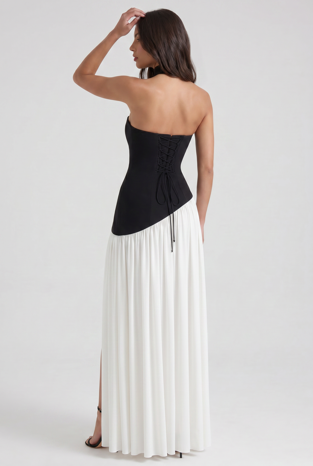 Sofia - Open Back Maxi Dress