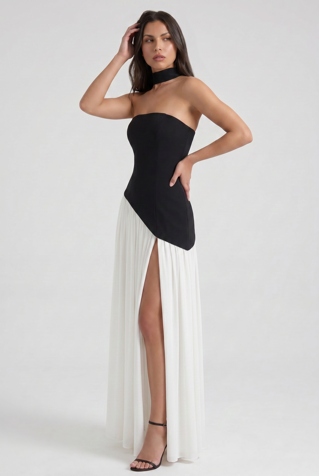 Sofia - Open Back Maxi Dress