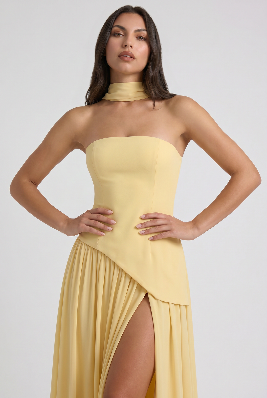 Sofia - Open Back Maxi Dress