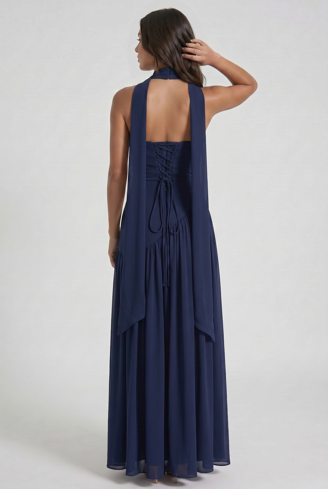 Sofia - Open Back Maxi Dress
