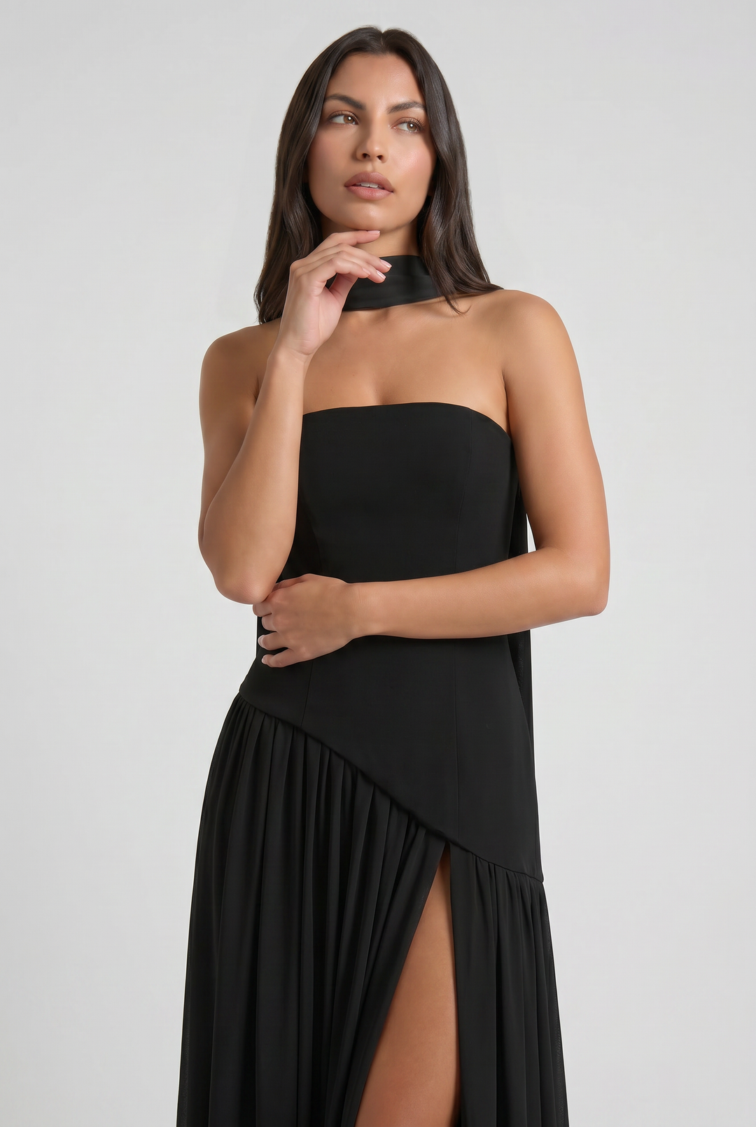 Sofia - Open Back Maxi Dress