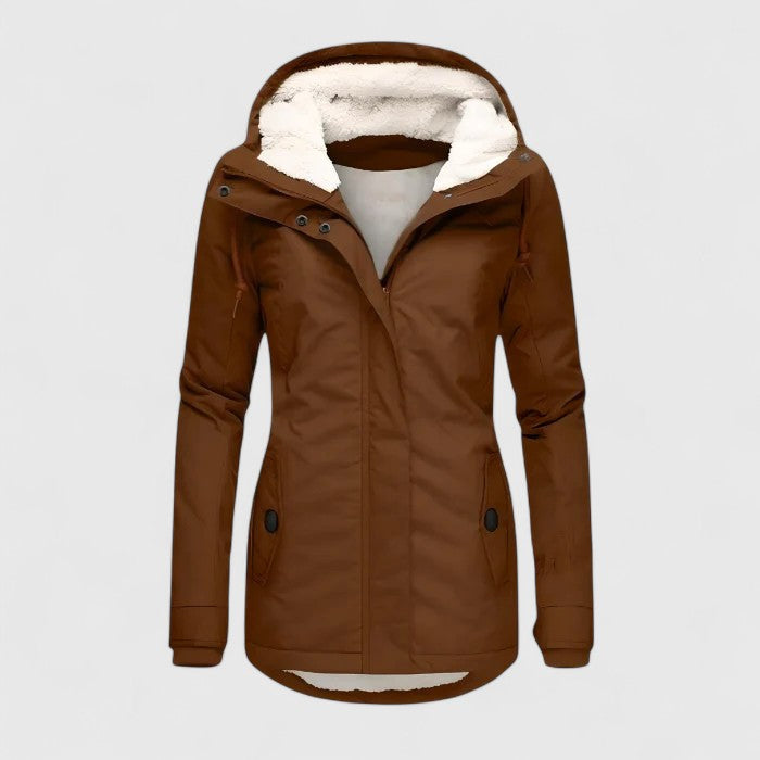 Elara - Waterproof Winter Jacket With Hood