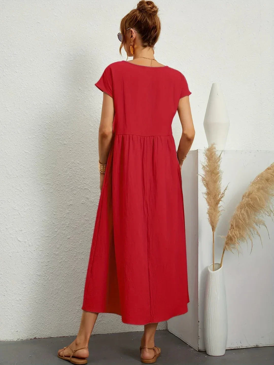 Gabrielle™ — Timeless Elegance Flowing Midi Dress