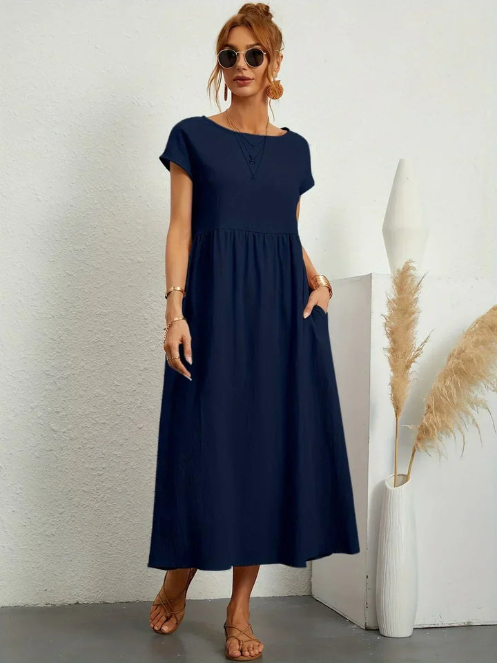 Gabrielle™ — Timeless Elegance Flowing Midi Dress