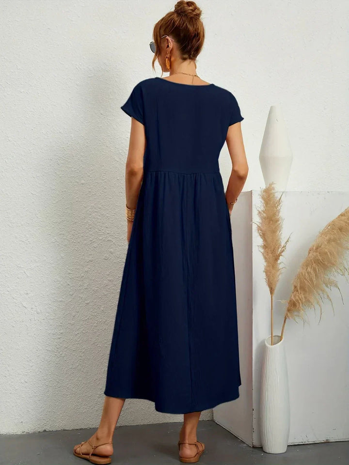 Gabrielle™ — Timeless Elegance Flowing Midi Dress