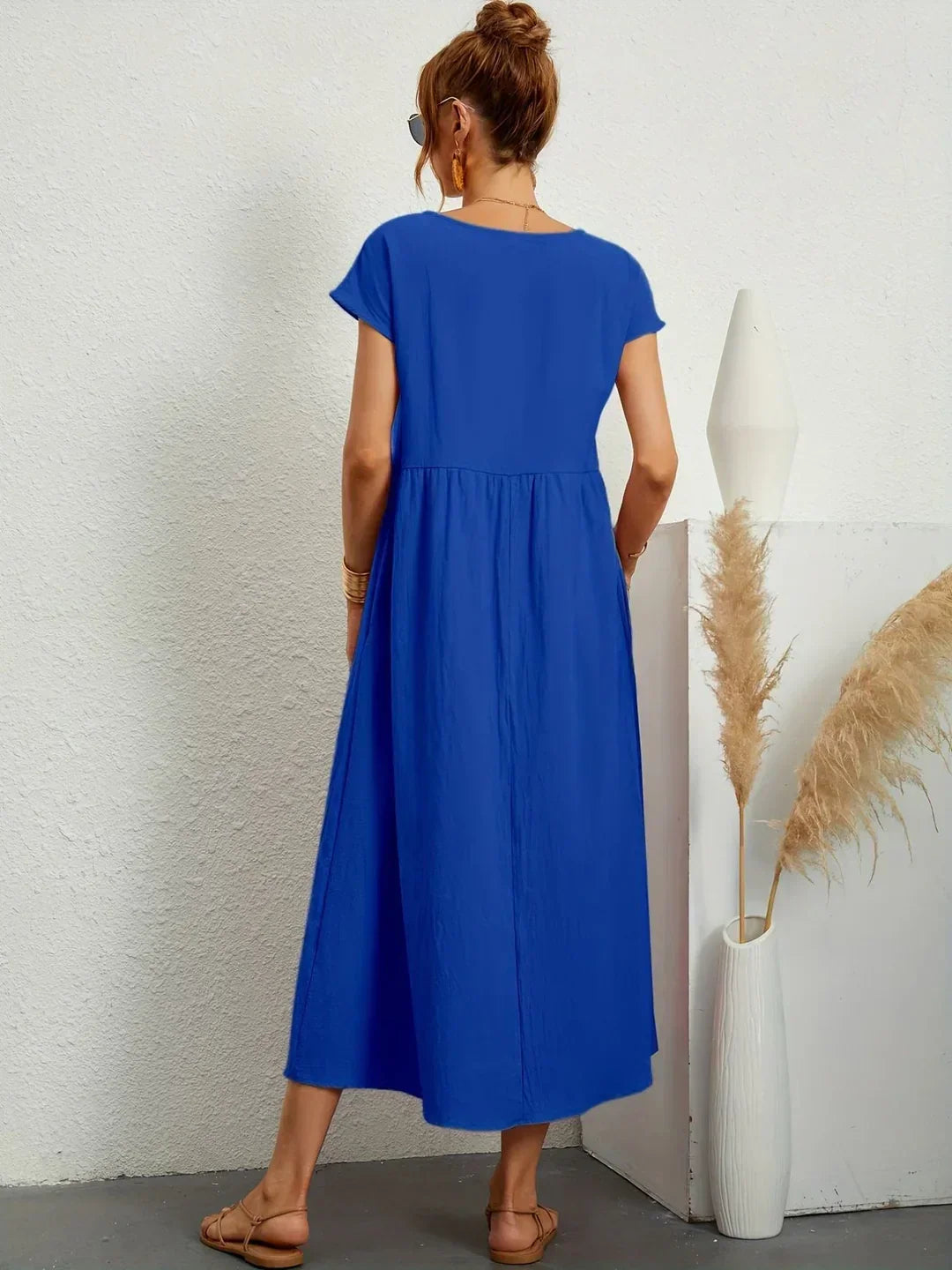 Gabrielle™ — Timeless Elegance Flowing Midi Dress