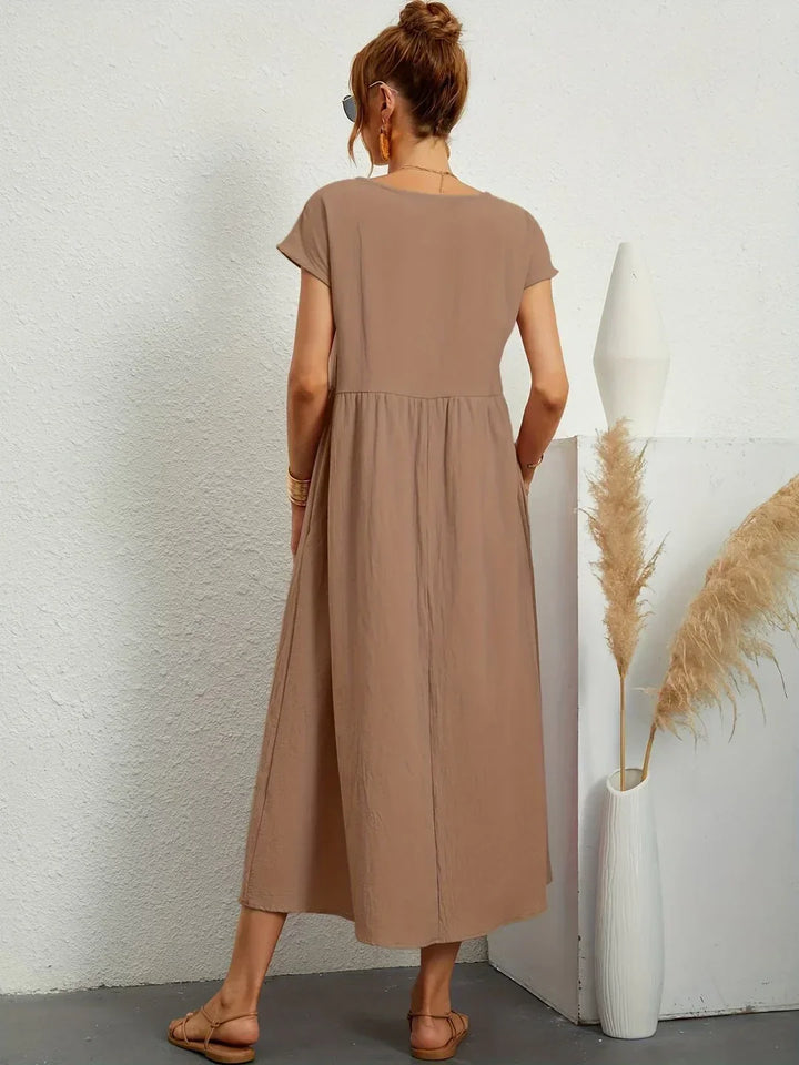 Gabrielle™ — Timeless Elegance Flowing Midi Dress