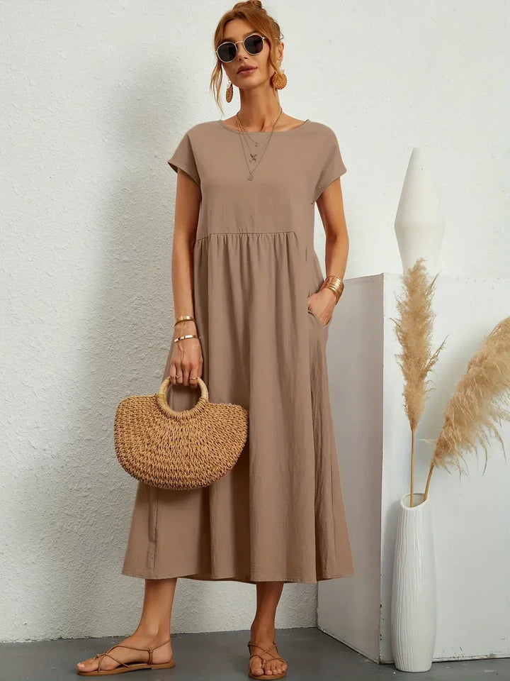 Gabrielle™ — Timeless Elegance Flowing Midi Dress