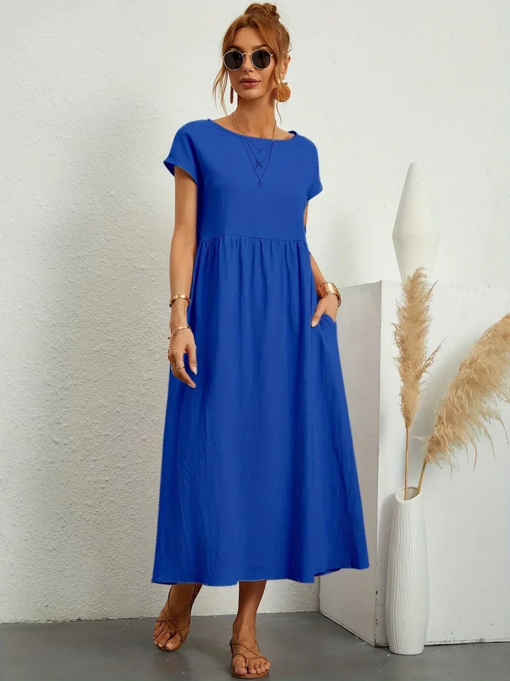 Gabrielle™ — Timeless Elegance Flowing Midi Dress
