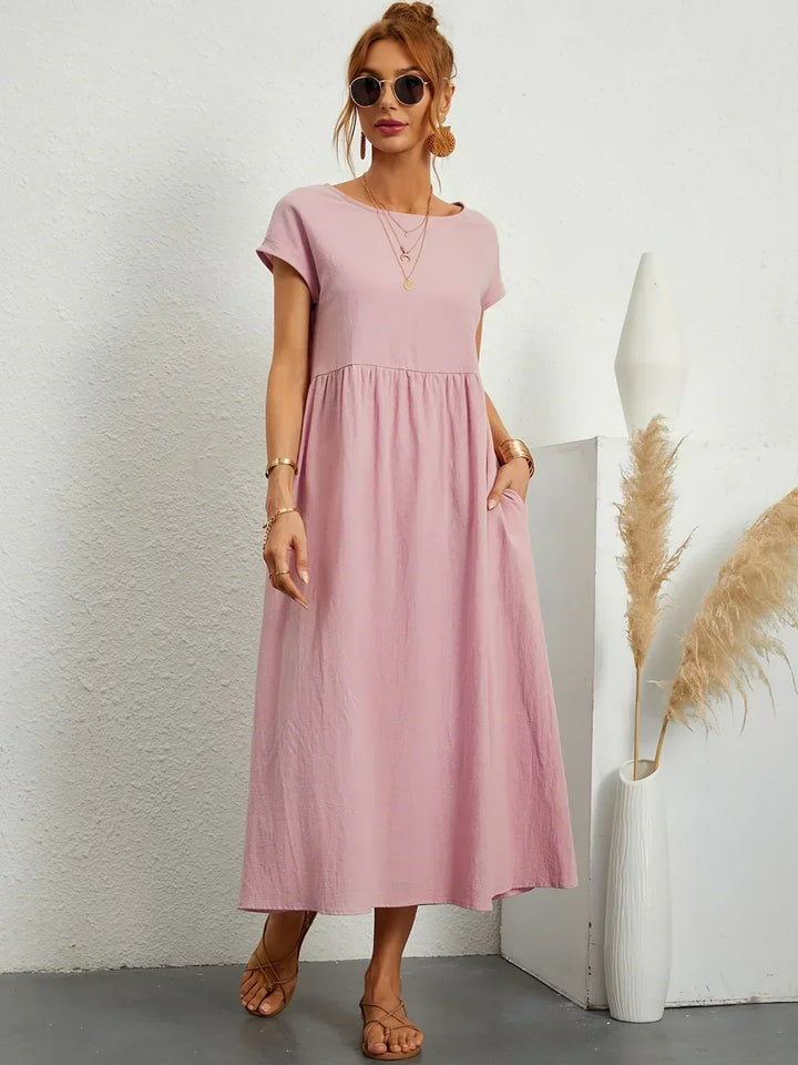Gabrielle™ — Timeless Elegance Flowing Midi Dress