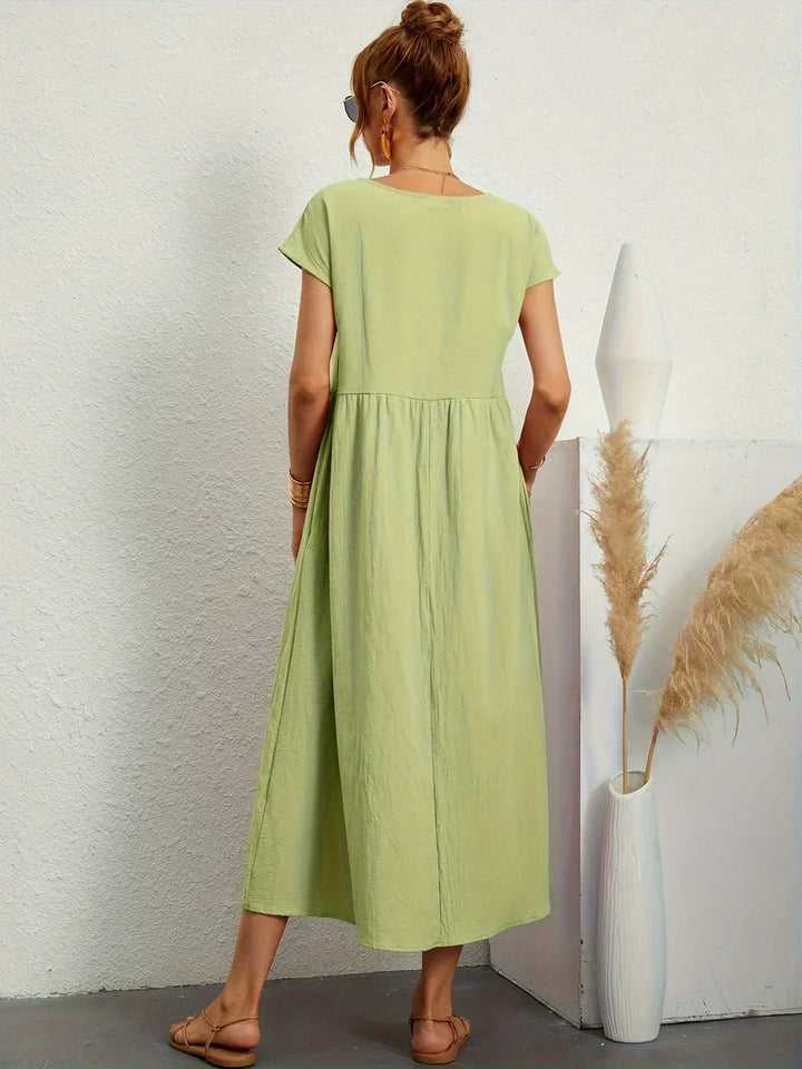 Gabrielle™ — Timeless Elegance Flowing Midi Dress