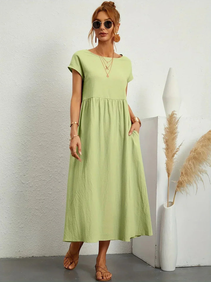 Gabrielle™ — Timeless Elegance Flowing Midi Dress