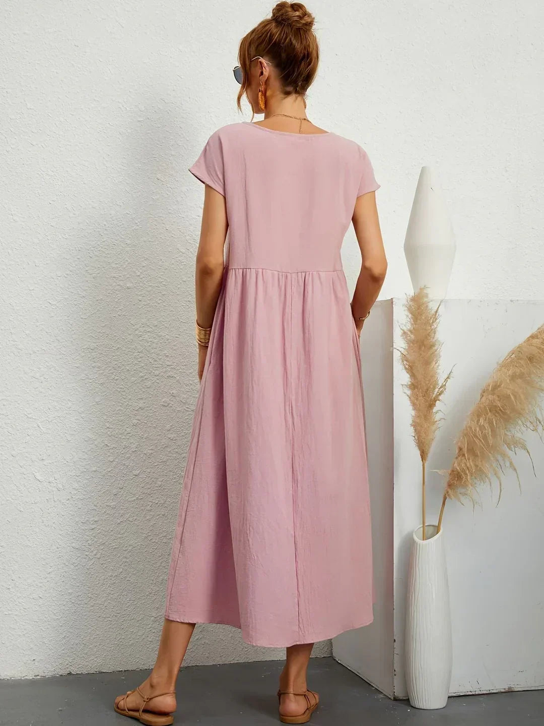 Gabrielle™ — Timeless Elegance Flowing Midi Dress