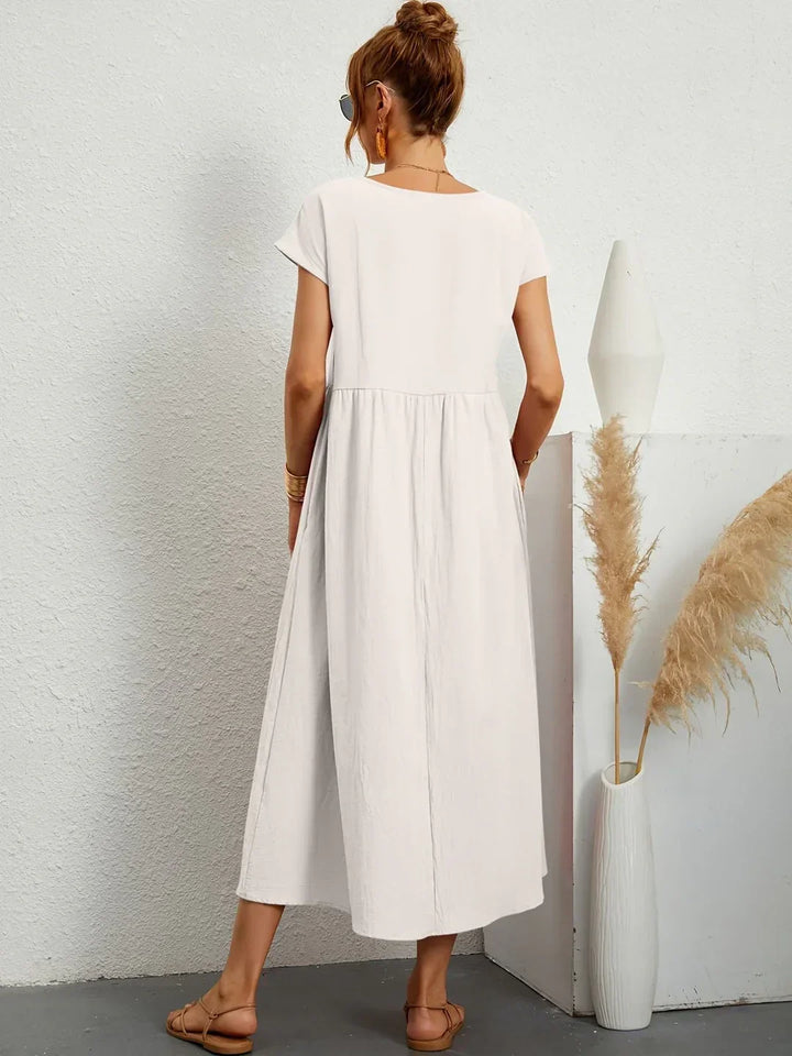 Gabrielle™ — Timeless Elegance Flowing Midi Dress