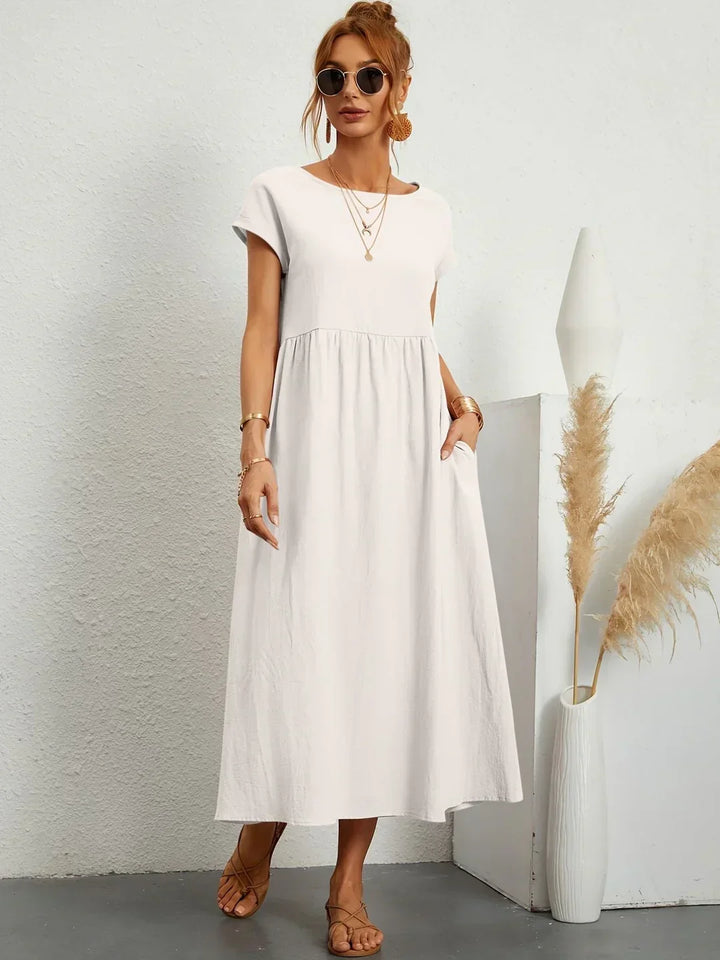 Gabrielle™ — Timeless Elegance Flowing Midi Dress