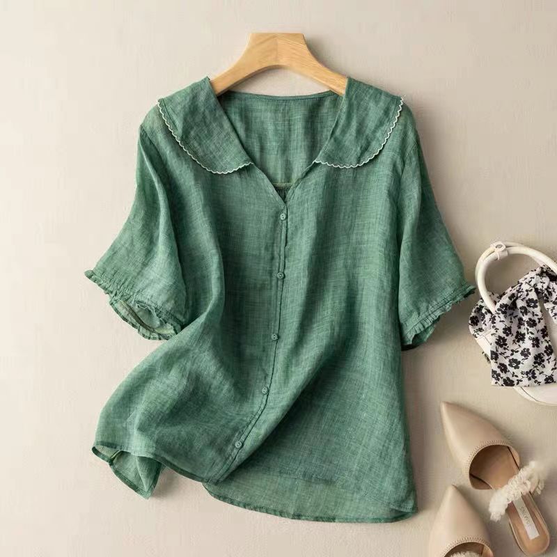 LESLEY LINEN BLOUSE