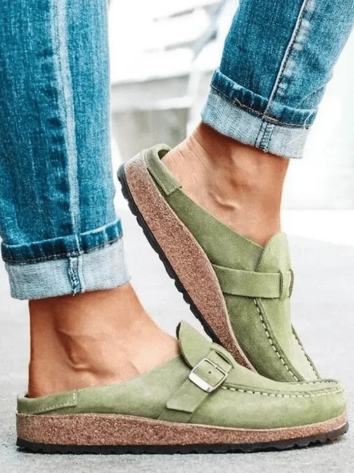 Valencia – Soft Buckle Comfort Clogs