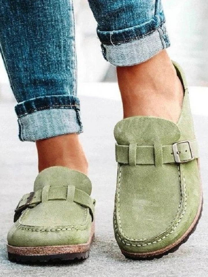Valencia – Soft Buckle Comfort Clogs