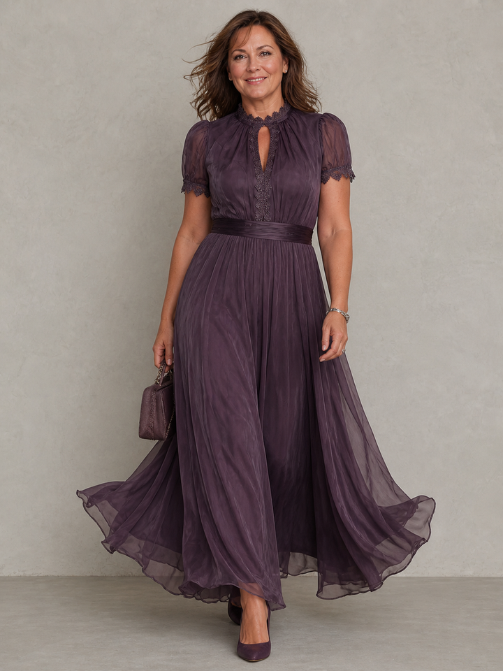 Petra | Lace Detail Maxi Dress