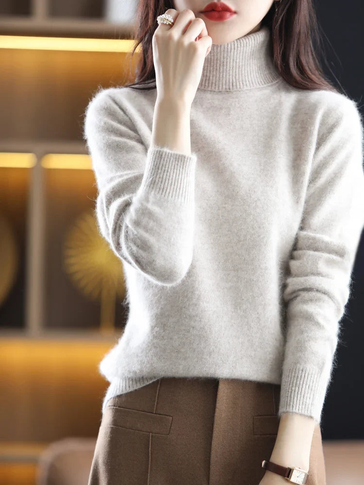 Rosalie London | Gentle Comfort Turtleneck Sweater