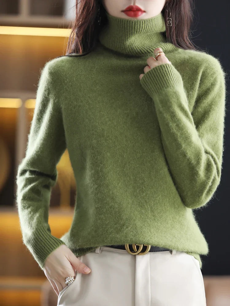 Rosalie London | Gentle Comfort Turtleneck Sweater