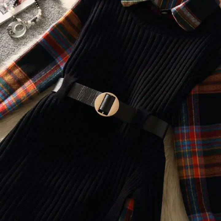 Ameline London | Plaid & Pleat 2 Piece Set