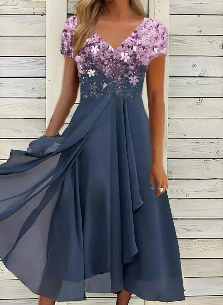 MARIA | ELEGANT TUMMY-COVERAGE CHIC DRESS