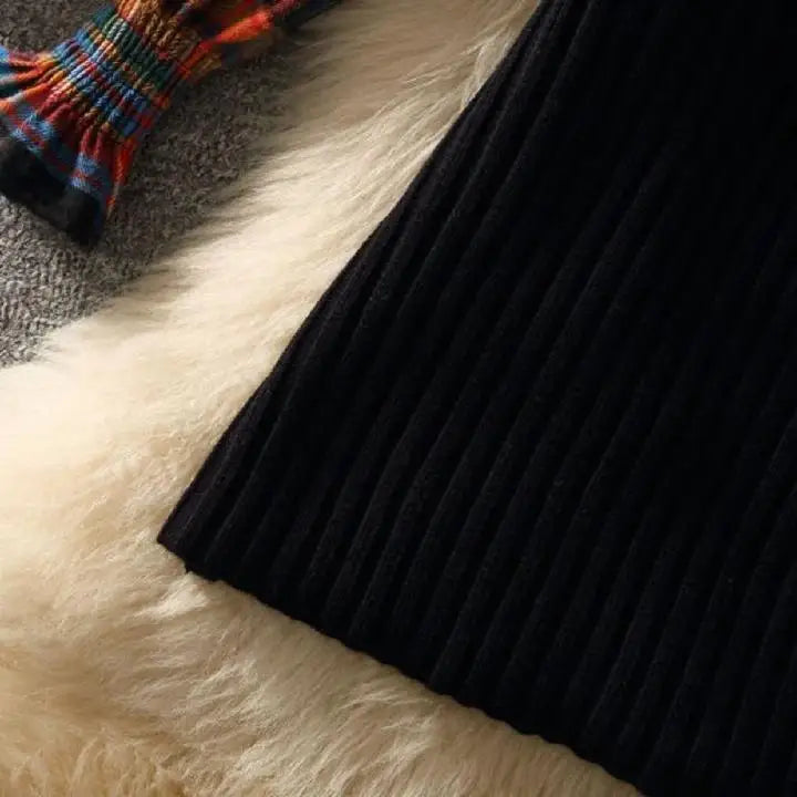 Ameline London | Plaid & Pleat 2 Piece Set