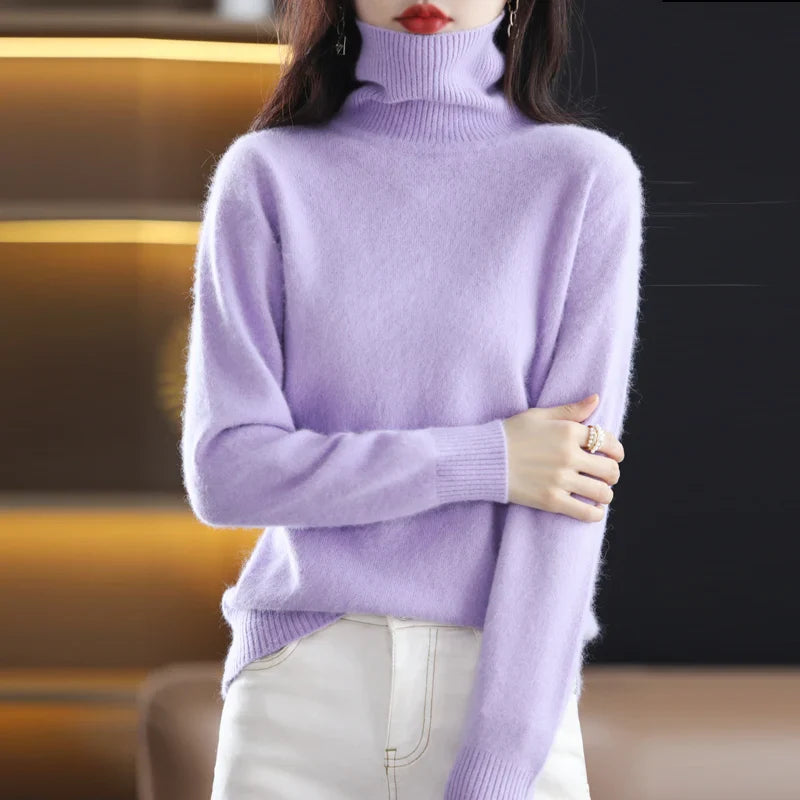 Rosalie London | Gentle Comfort Turtleneck Sweater