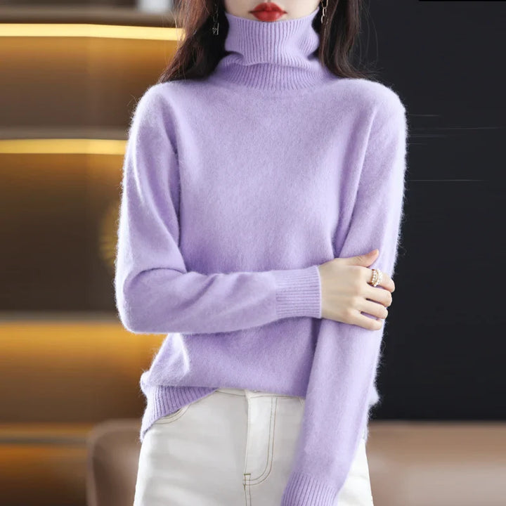 Rosalie London | Gentle Comfort Turtleneck Sweater
