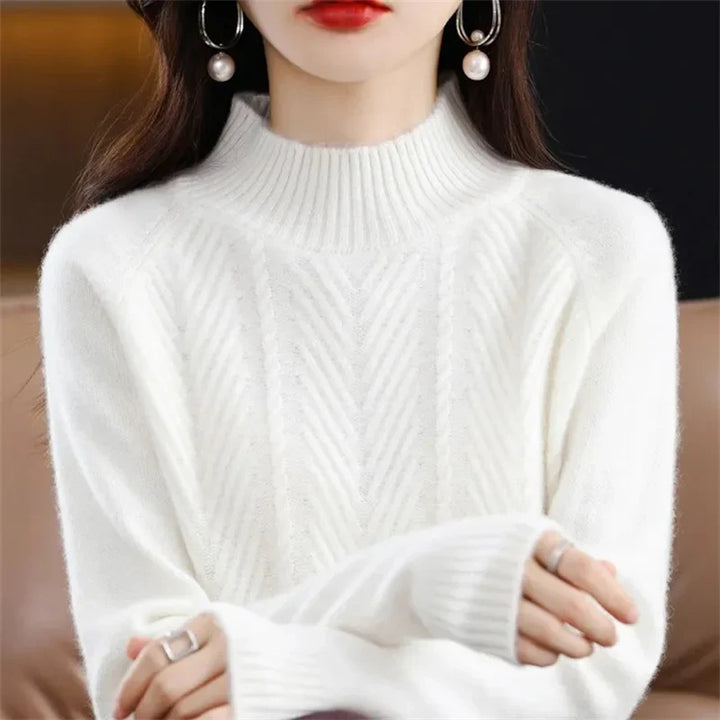 Isolde London | Cashmere Textured Knit Sweater