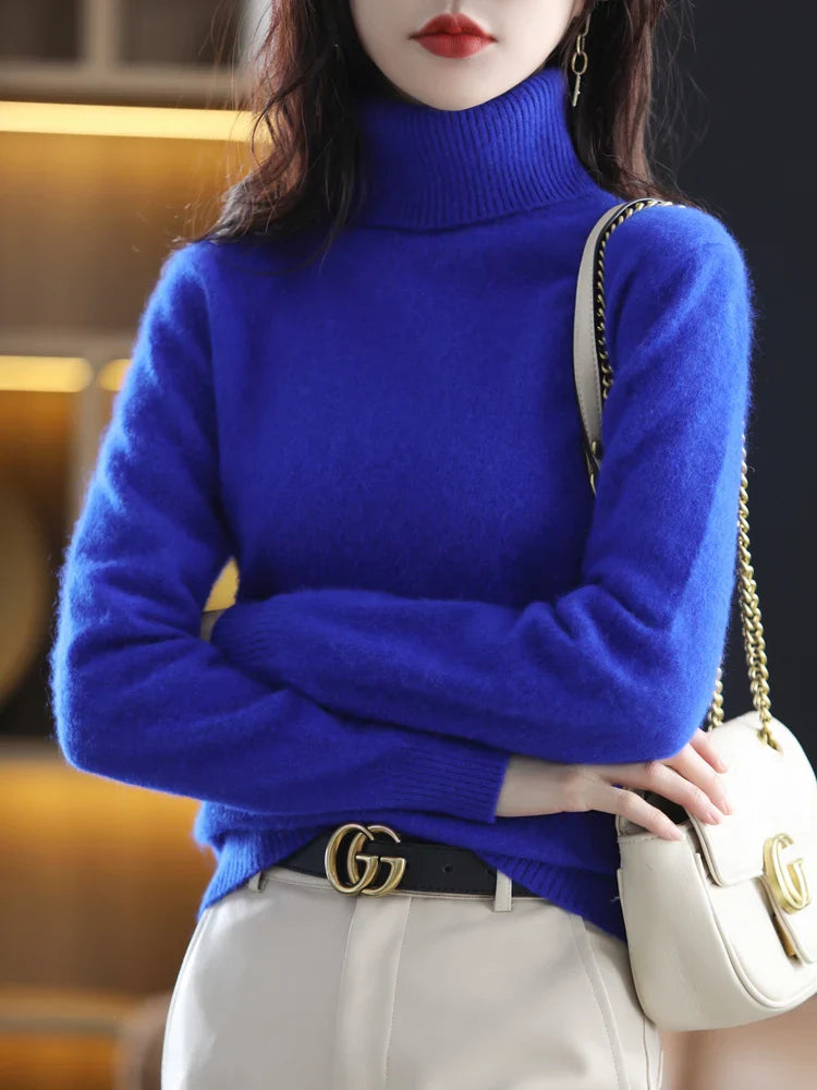 Rosalie London | Gentle Comfort Turtleneck Sweater