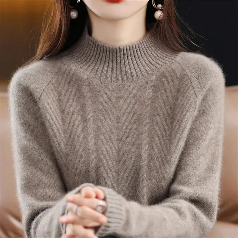 Isolde London | Cashmere Textured Knit Sweater