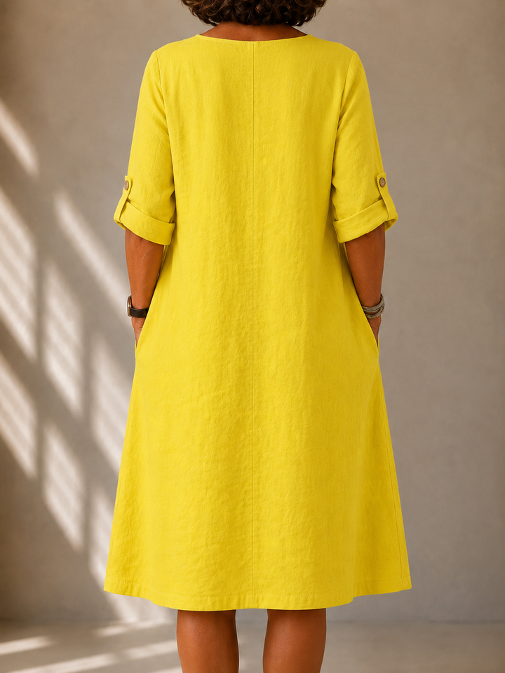 Sylvie V-Neck Flowy Dress