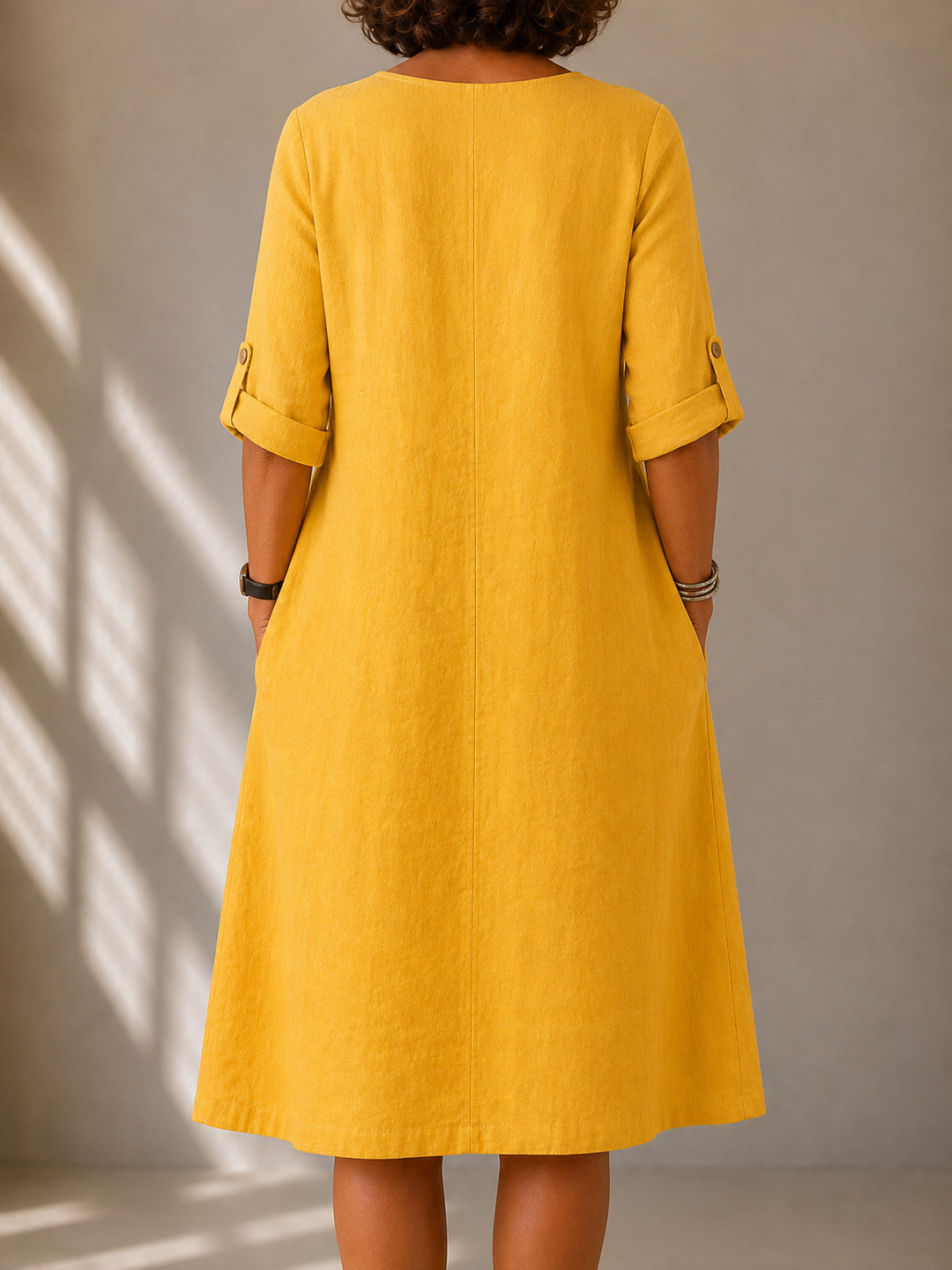 Monique Long Sleeve Flowy Dress