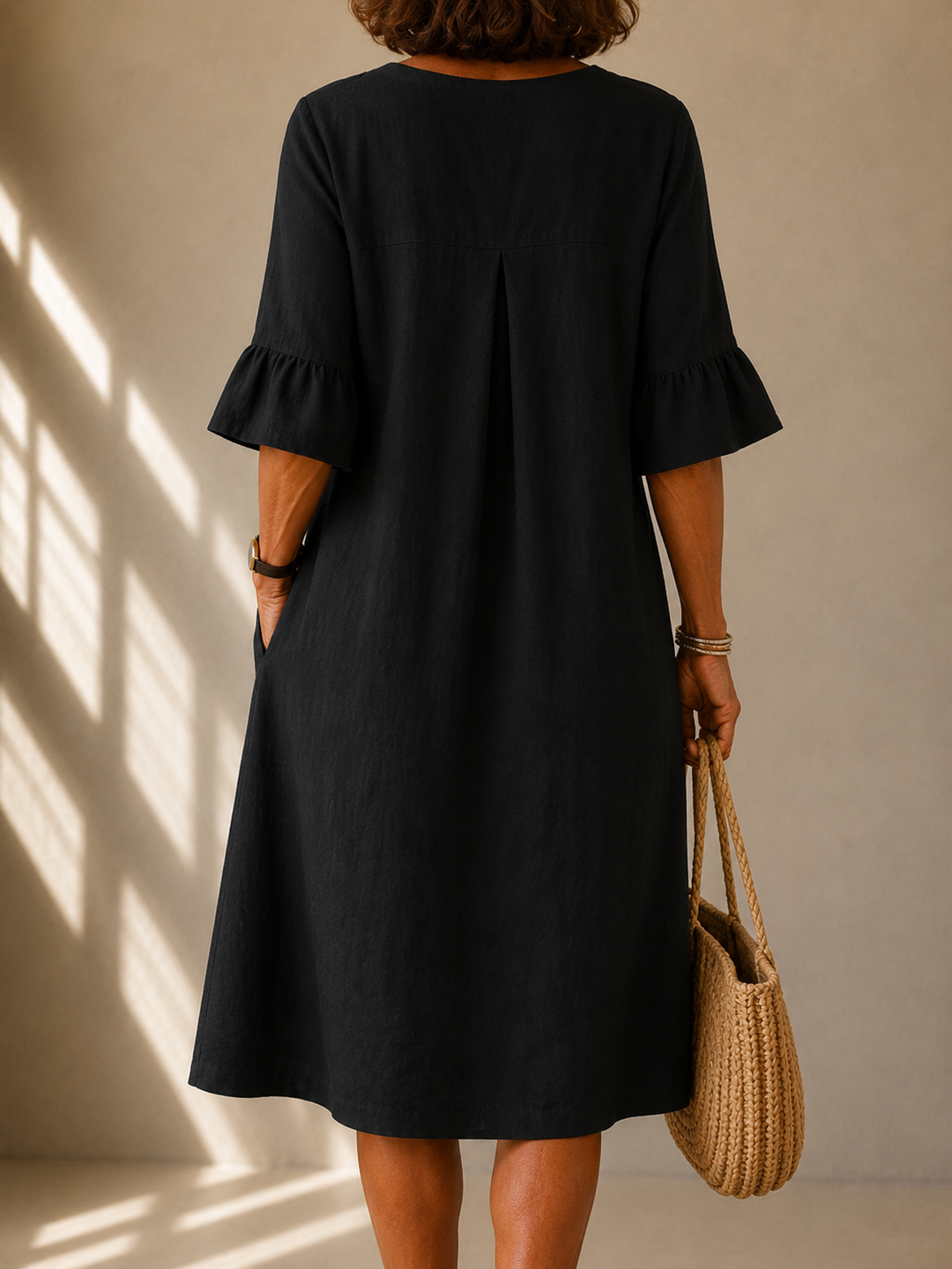 Isabelle Button-Down Flowy Dress