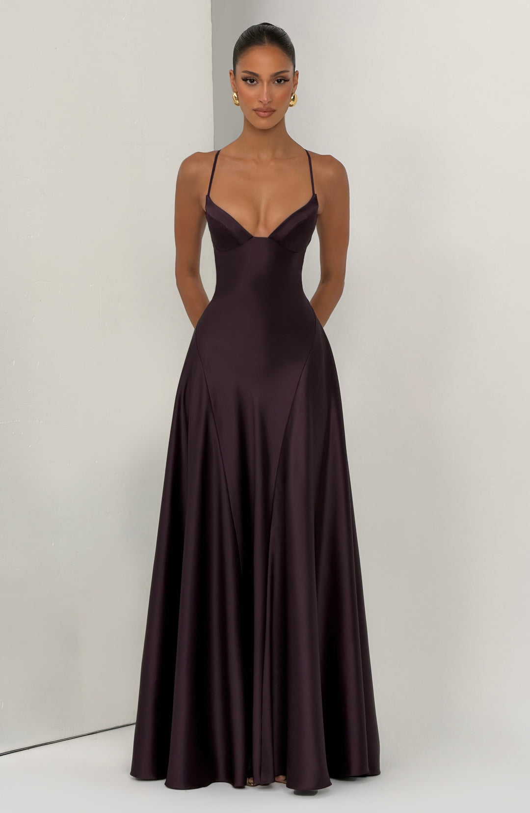 Asterin Maxi Dress - Plum