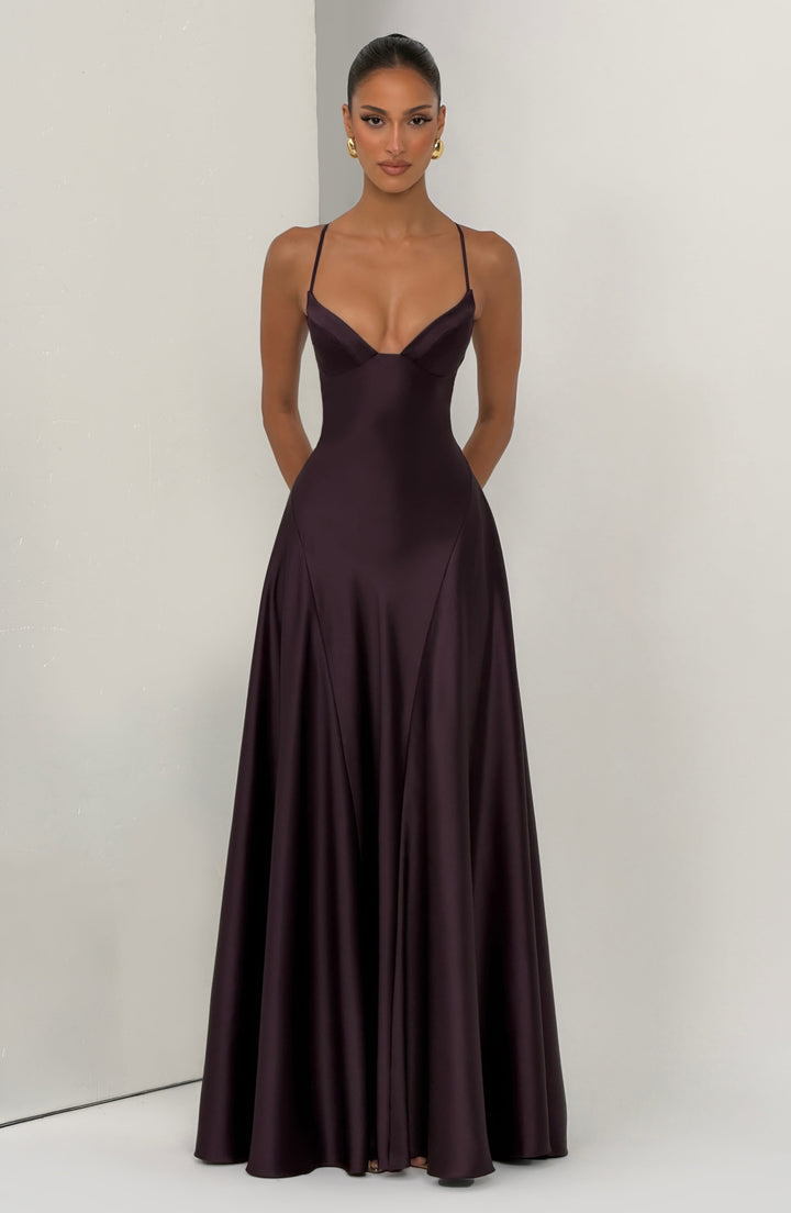 Asterin Maxi Dress - Plum