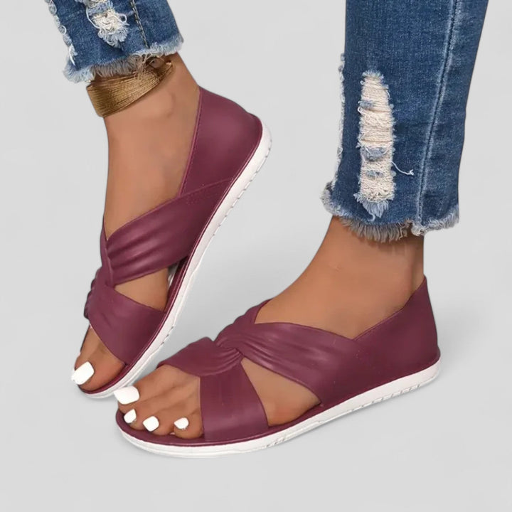 Lesley - Orthopedic Crisscross Comfort Sandals
