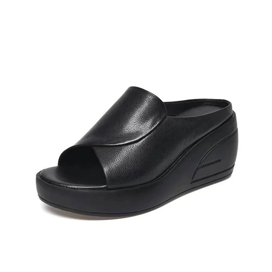 Mariette Slip-on Wedge Sandals
