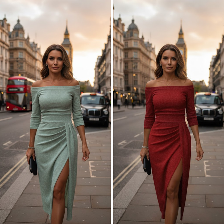 Ely™ | Chic Halter Maxi Dress with Elegant Flowing Fit