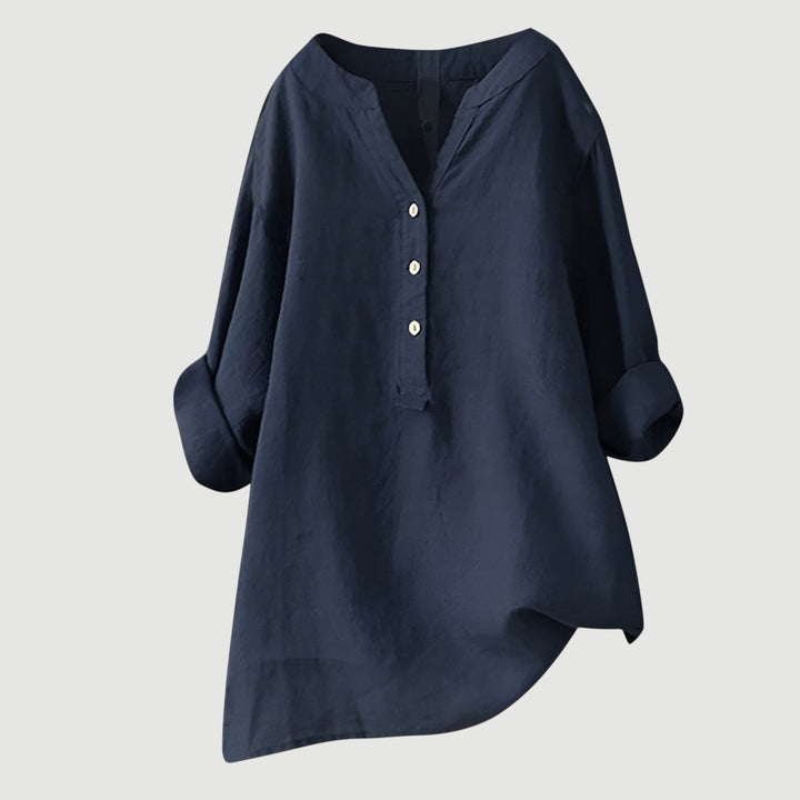 Cornwall | Tummy-Concealing Button-Down Shirt
