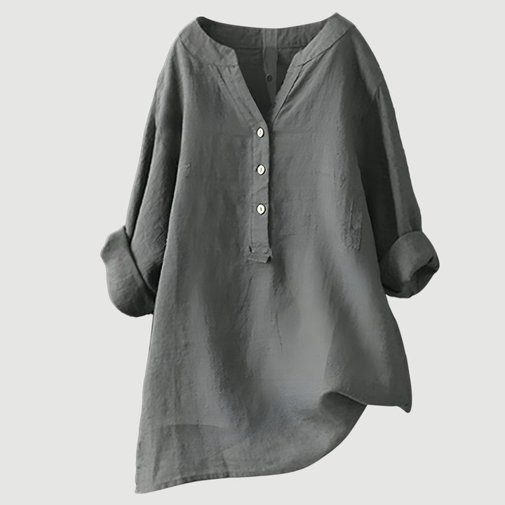 Cornwall | Tummy-Concealing Button-Down Shirt