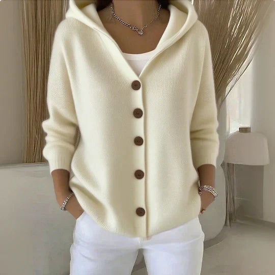 Selina | Trendy Knitted Cardigan with Hood