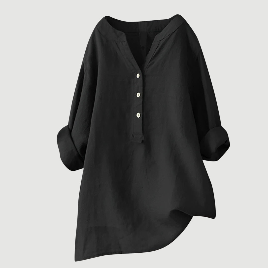 Cornwall | Tummy-Concealing Button-Down Shirt