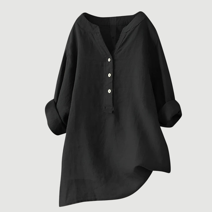 Cornwall | Tummy-Concealing Button-Down Shirt