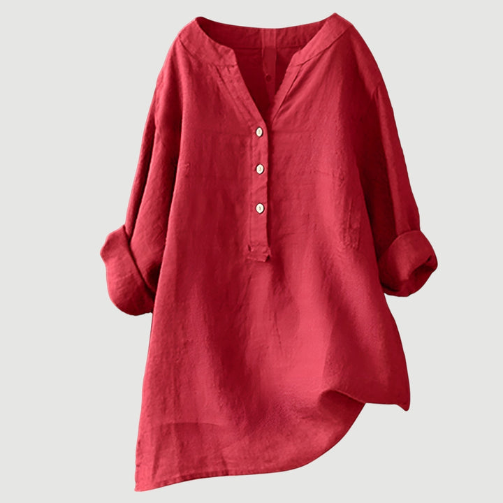 Cornwall | Tummy-Concealing Button-Down Shirt