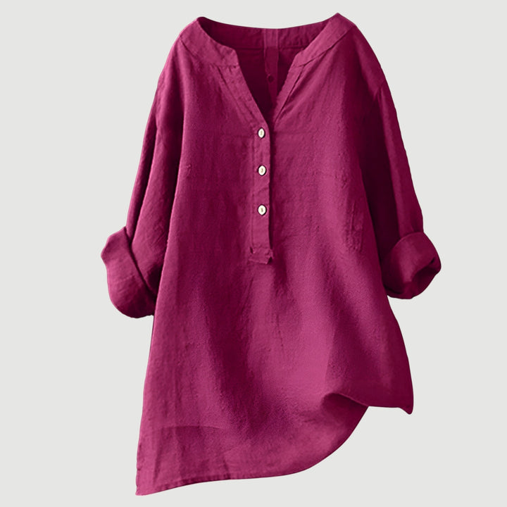 Cornwall | Tummy-Concealing Button-Down Shirt