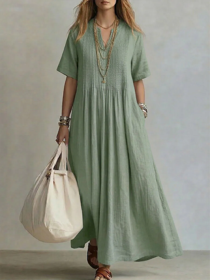 Betsaida | Flattering Tummy-Covering Maxi Dress