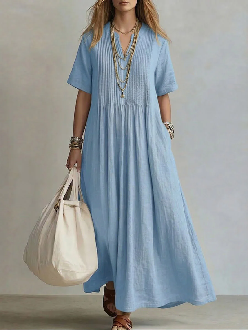 Betsaida | Flattering Tummy-Covering Maxi Dress